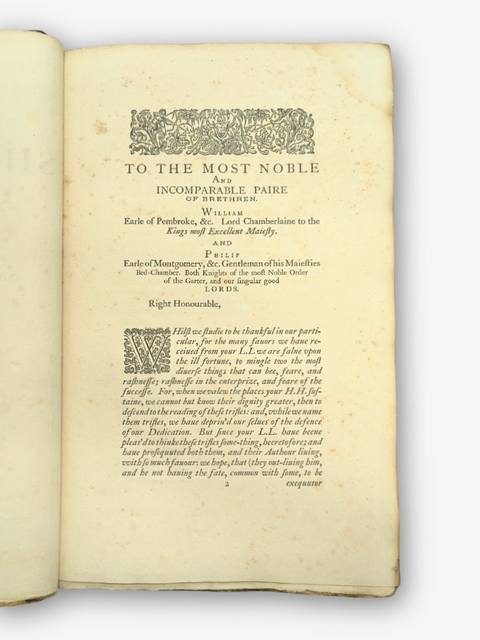 The National Shakespeare: A Facsimile of the Text of the First Folio of 1623, 3 volumes: Comedies, Histories, Tragedies (Deluxe Facsimile of First Edition)