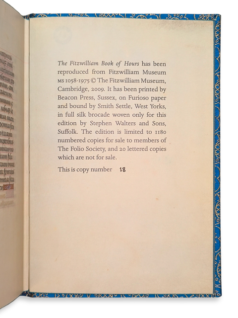 The Fitzwilliam Book of Hours (Folio Society Limited Edition)