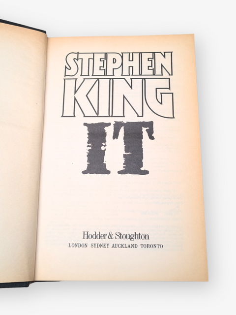 IT (First UK Edition, Third Impression)