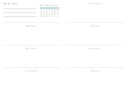 Dinosaur A6 2025 Diary