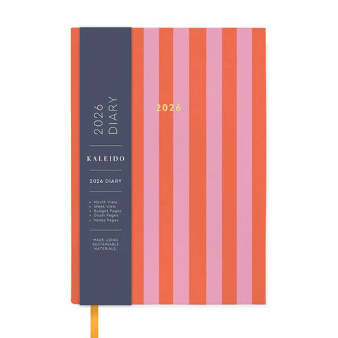 Candy Stripe A5 Diary 2026