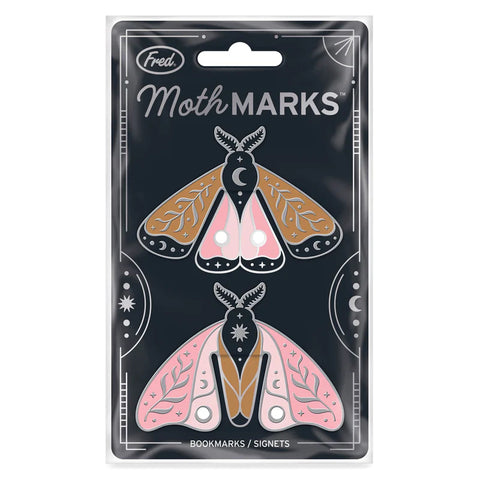 Moth Marks Bookmarks - Set of 2