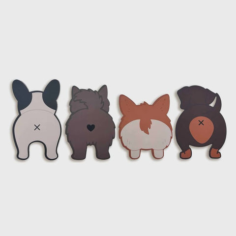 Dog Bum Coasters