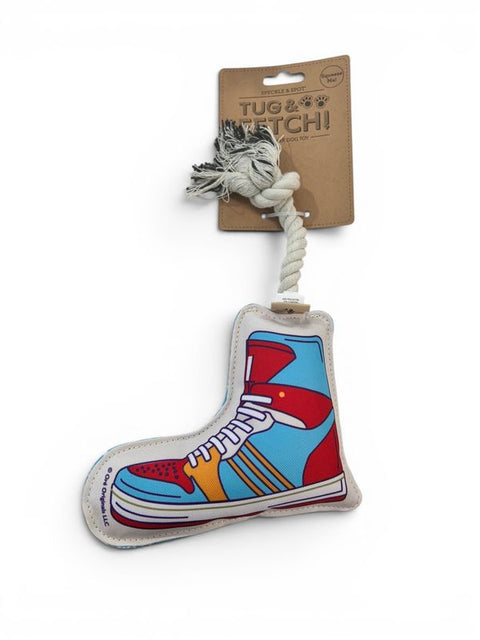 High Top Sneaker Pet Rope Toy