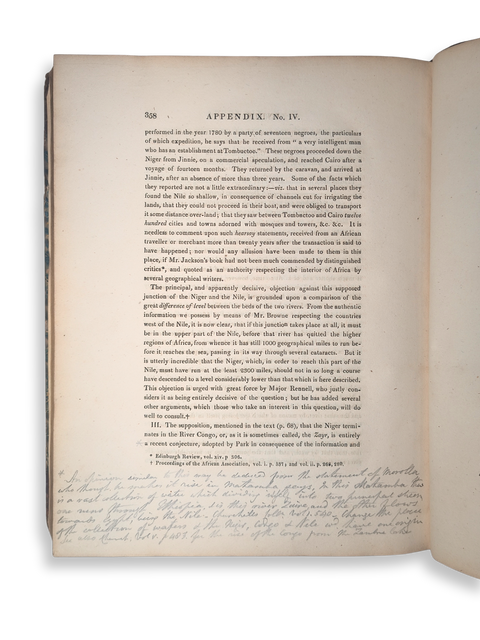 The Journal of a Mission to the Interior of Africa, in the Year 1805 (Second Edition, First Issue)