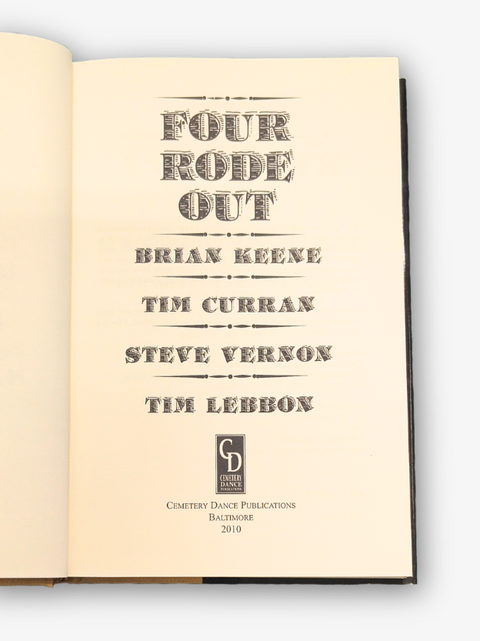 Four Rode Out (Limited First Edition, Signed)