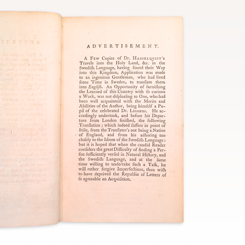 Voyages and Travels in the Levant in the years 1749, 50, 51, 52 (First English Edition)