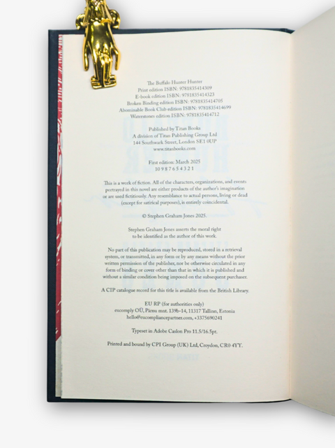 The Buffalo Hunter Hunter (First Edition, Signed)
