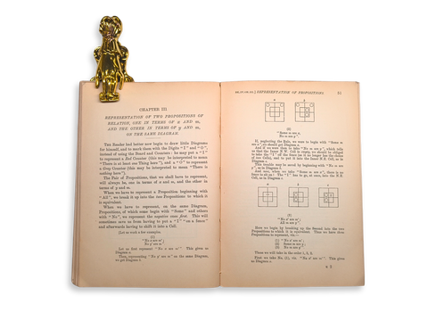 Symbolic Logic: Part 1 Elementary (Association Copy, Inscribed by Author)