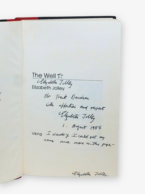 The Well (First Edition, Presentation Copy, Signed)