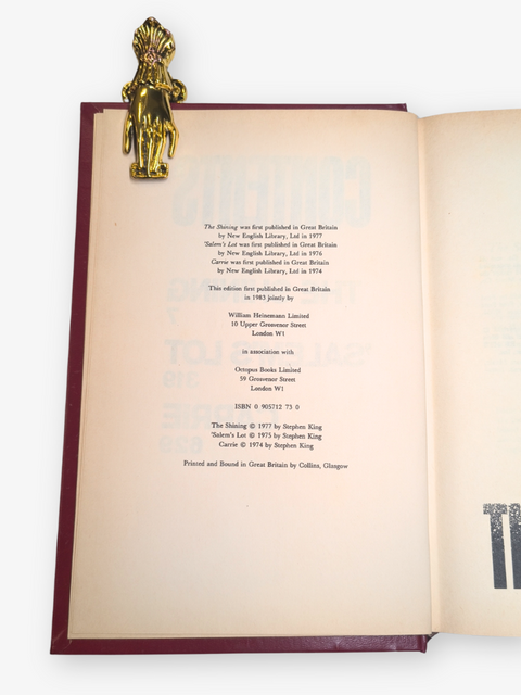 The Shining, 'Salem's Lot, Carrie (First UK Omnibus Edition)