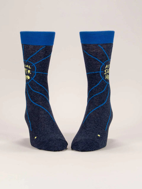 Actual Super Hero Men's Socks