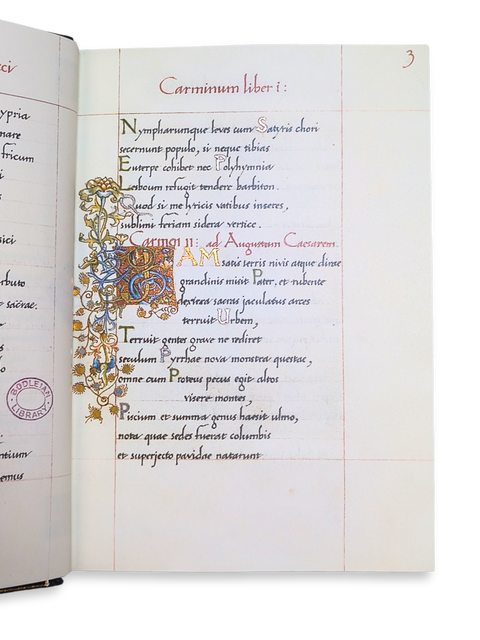 The William Morris Manuscript of The Odes of Horace (Folio Society Limited Edition)