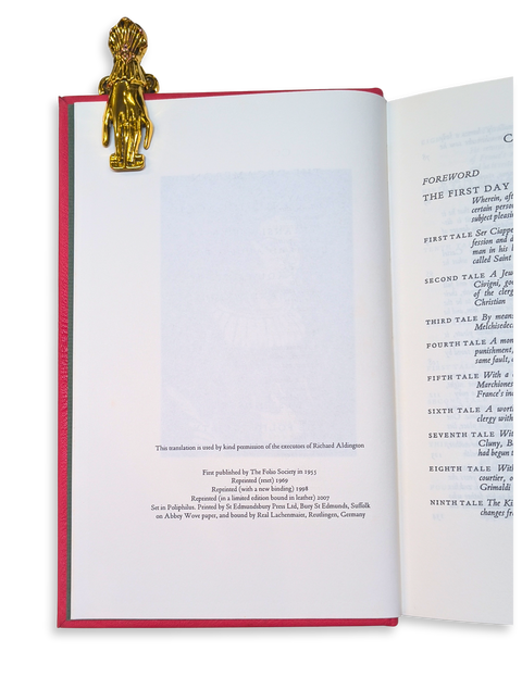 The Decameron of Giovanni Boccaccio (Folio Society Limited Edition)