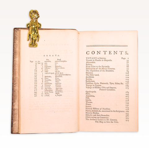 Voyages and Travels in the Levant in the years 1749, 50, 51, 52 (First English Edition)