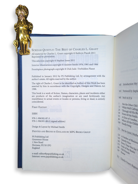 Scream Quietly: The Best of Charles L. Grant (Signed Limited Edition)
