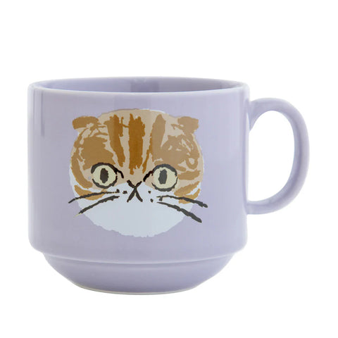 I LOVE CAT! Mug - Lavender