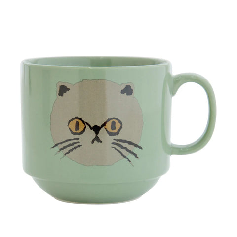 I LOVE CAT! Mug - Sage