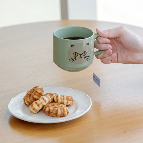 I LOVE CAT! Mug - Sage