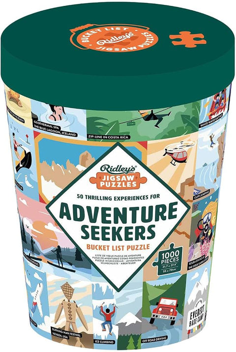 50 Thrilling Experiences Bucket List Puzzle 1000pc