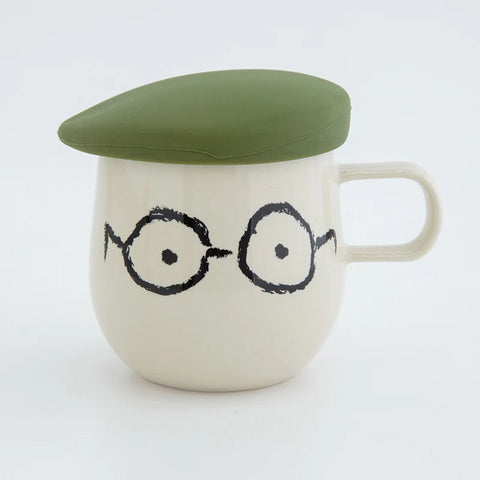 ALL MEMBERS Mug with Lid - Khaki