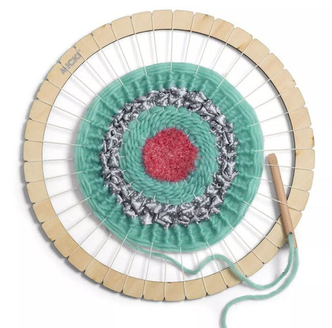 Wooden Weaving Round Frame from Micki - Harry Hartog gift idea
