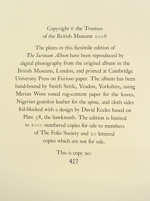 The Surinam Album (Folio Society Limited Edition)