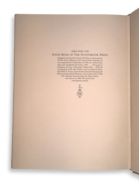 The Pioneers of Sydney Cove (First Limited Edition, Signed)