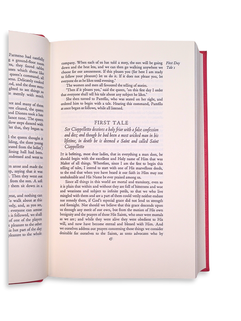 The Decameron of Giovanni Boccaccio (Folio Society Limited Edition)