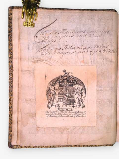 THE GENEVA BIBLE, or "Breeches" Bible, in two volumes, with the Scottish Metrical Psalter (c.1599 edition)