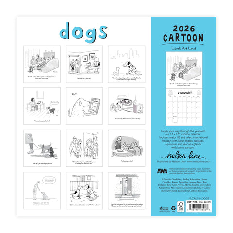 New Yorker Dogs Calendar 2026