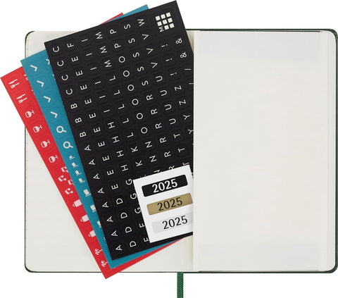 MS Myrtle Green Weekly Hard Pocket Diary 2025