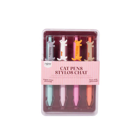 Cat Icon Pens Set of 4