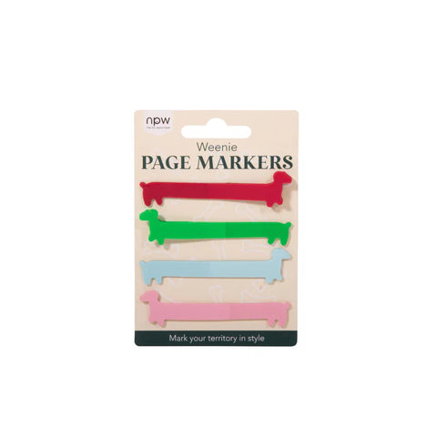 Weenie Page Markers Set of 4