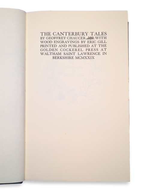The Canterbury Tales (Folio Society Limited Edition)