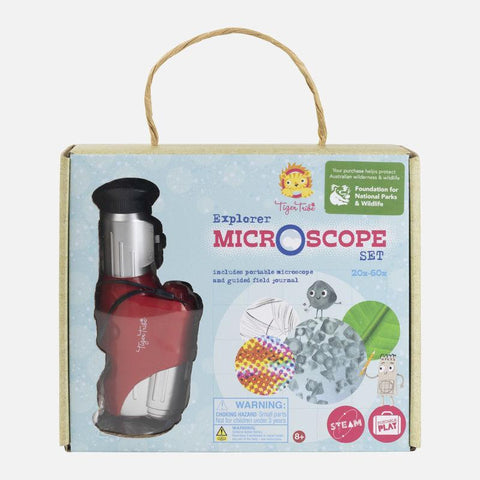Explorer Microscope Set by Tiger Tribe - 9341736100017