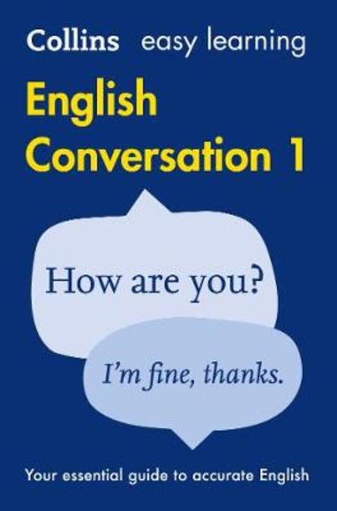 Easy Learning English Conversation Book 1 by Collins Dictionaries - 9780008101749