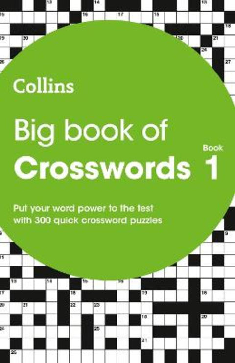 Big Book of Crosswords 1 by Collins Puzzles - 9780008220945