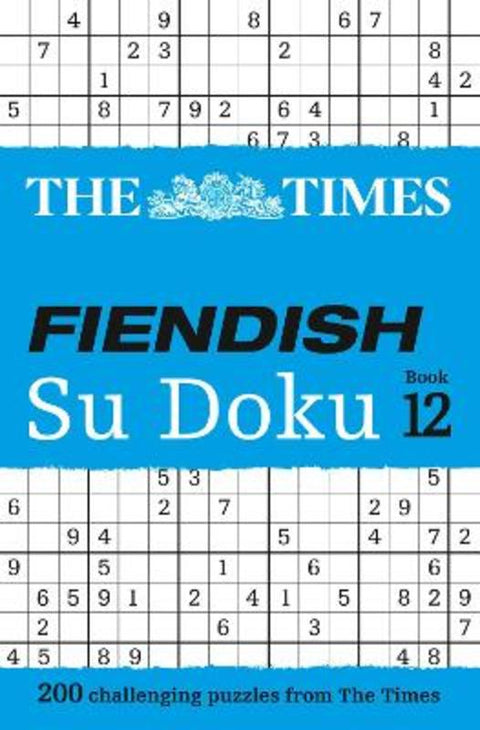 The Times Fiendish Su Doku Book 12 by The Times Mind Games - 9780008285463