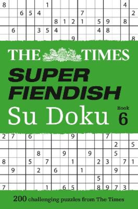 The Times Super Fiendish Su Doku Book 6 from The Times Mind Games - Harry Hartog gift idea