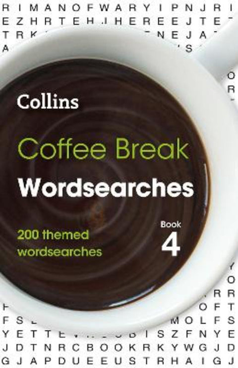 Coffee Break Wordsearches Book 4 by Collins Puzzles - 9780008403928