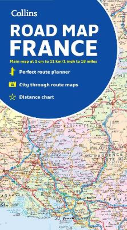 Collins Map of France by Collins Maps - 9780008403980