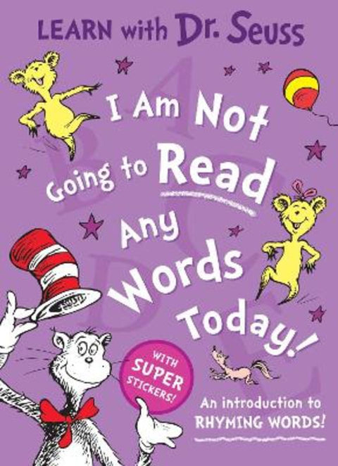 I Am Not Going to Read Any Words Today by Dr. Seuss - 9780008592196