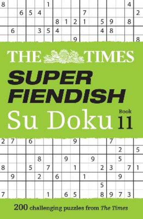 The Times Super Fiendish Su Doku Book 11 by The Times Mind Games - 9780008618124