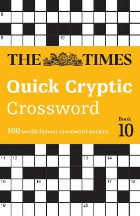 The Times Quick Cryptic Crossword Book 10 by The Times Mind Games - 9780008673185