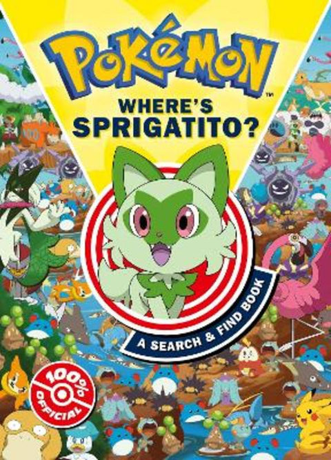 Pokemon Where's Sprigatito: A Search & Find Book by Pokemon - 9780008749712