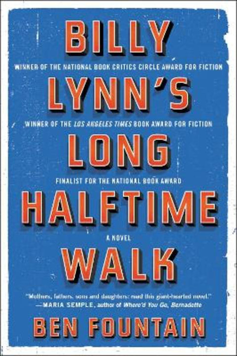 Billy Lynn's Long Halftime Walk by Ben Fountain - 9780060885618