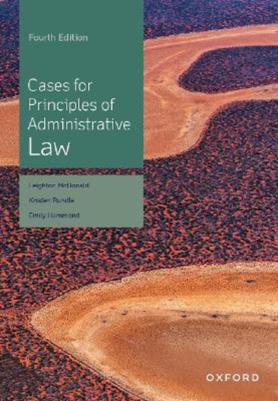 Cases for Principles of Administrative Law by McDonald, III - 9780190338602