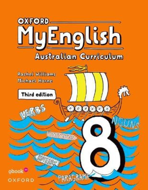Oxford MyEnglish 8 Student Workbook+Student obook pro by Williams - 9780190342135