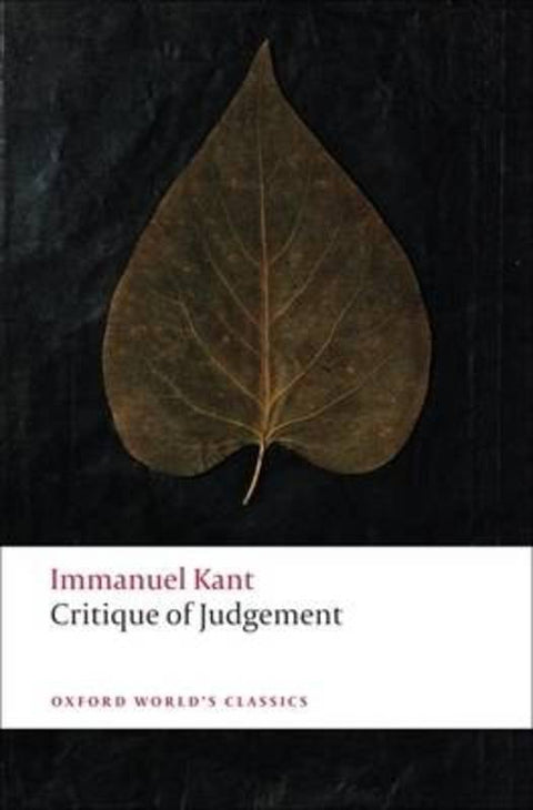 Critique of Judgement by Immanuel Kant - 9780199552467